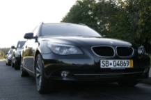 Front view of the BMW 5 series edition LifeStyle - Martin's Taxi